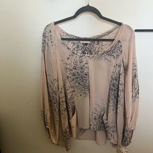 Rebecca Taylor floral silk blouse